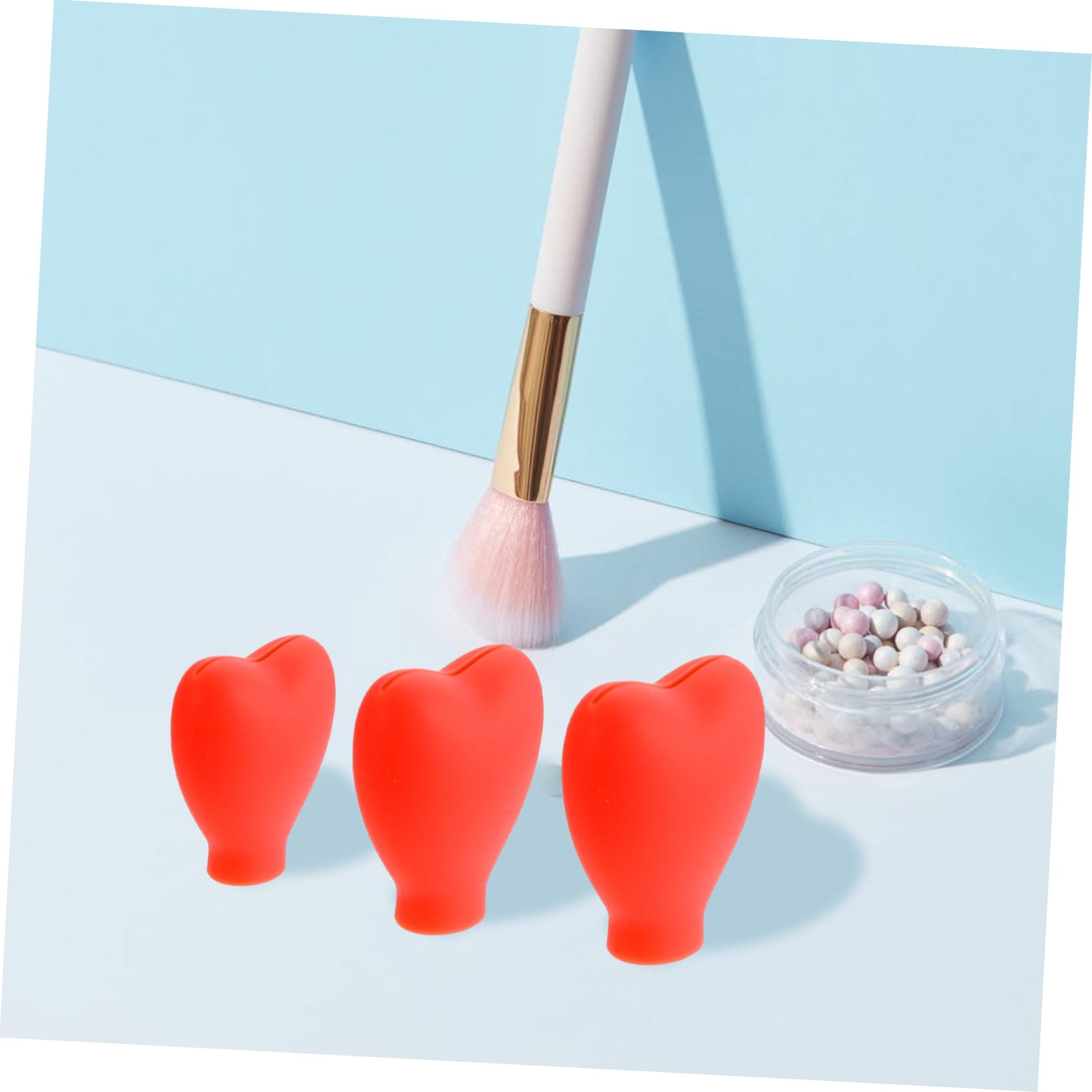 POPETPOP 30stücke Makeup Pinsel Schutzkappen Für Kosmetikpinsel Anti-verlust Abdeckungen Staubschutz Und Aufbewahrung Für Pflege Ihrer Makeup Pinsel