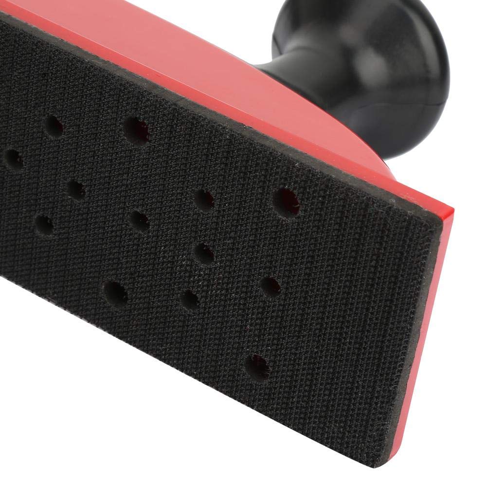 Bloque de lijado manual, Akozon Herramienta de pulido de bloques de molienda extracción sin polvo del bloque de lijado manual para muebles, madera, piedra, ferretería, chapa, artesanía