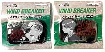 ウィンブレ WINDBREAKER メタリック缶バッジ メタ缶 蘇芳隼飛 3個 ウィンブレ WINDBREAKER メタリック缶バッジ メタ缶 蘇芳隼飛 3