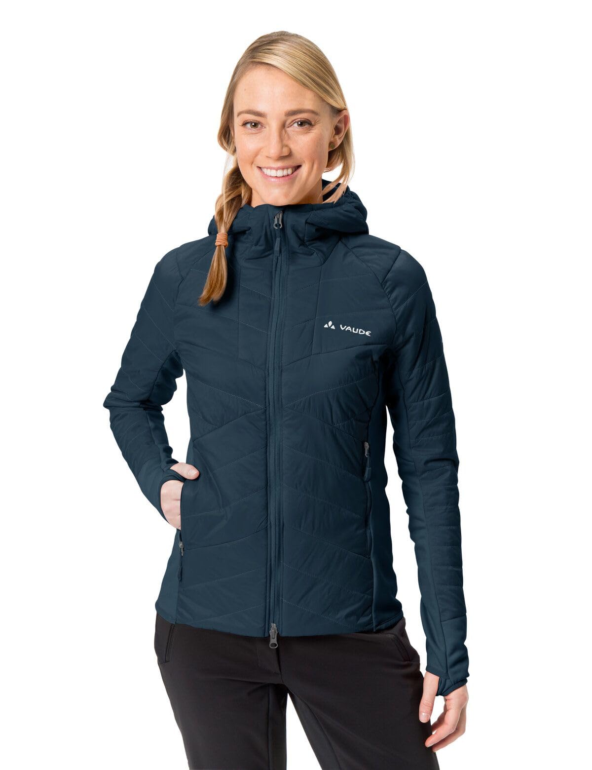 VAUDE Women's Sesvenna Jacket IV, Dark Sea, 36 (EU)