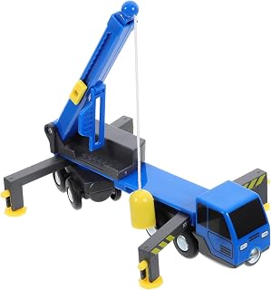 Toddmomy Camión Grúa de Juguete Telescópico de Vehículo de Construcción Juguete Educativo de Coordinación Manual y Diversión