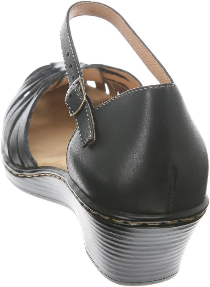 softspots Women's Black Leather Tatianna 9.5 E US - Image 6