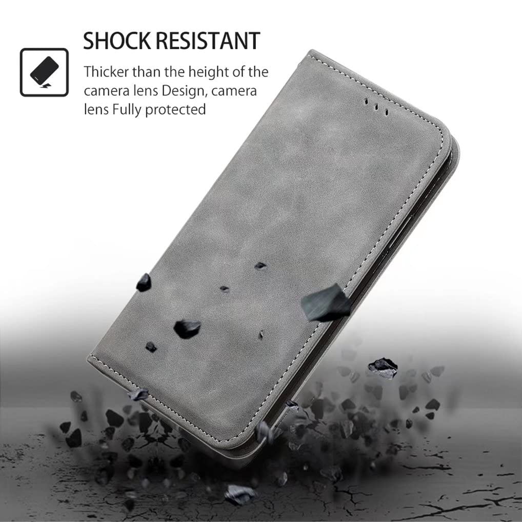 SEAHAI Cover Portafoglio In Pelle Per Xiaomi Poco M5 / M4 5G - Con Slot Carte E Supporto, Blu - 2
