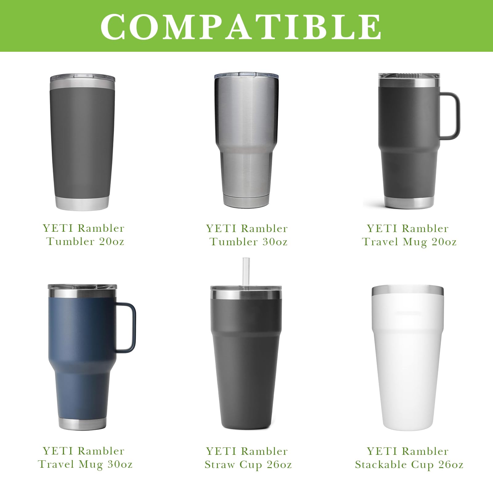 Linkidea 2 Pack Water Bottle Boot Compatible with YETI Tumbler 20oz/30oz, Travel Mug 20oz/30oz - Image 3