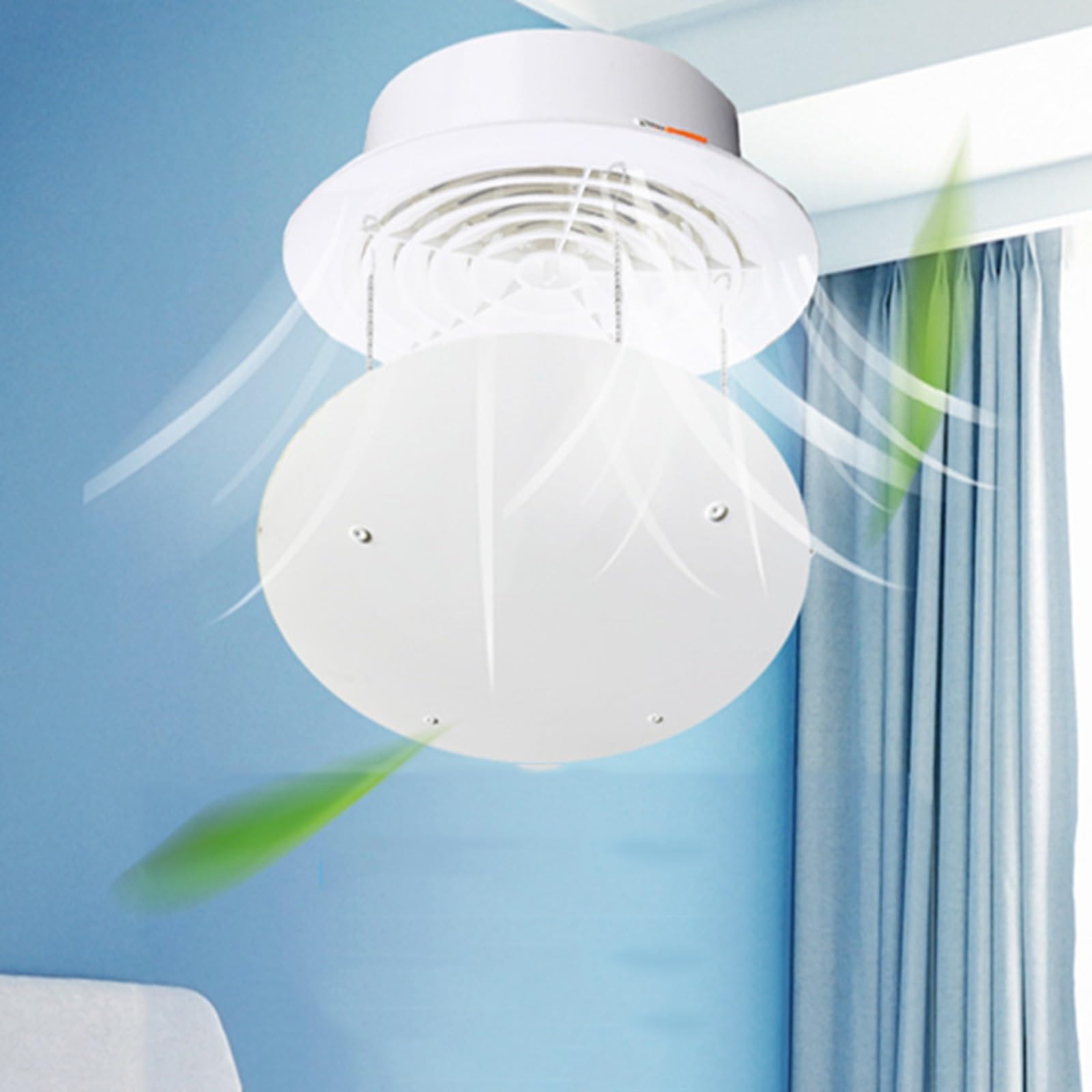 YCCYHQ Square and Round Universal Ceiling Air Conditioner Deflector, Air Deflectors for Ceiling Vents, Efficient and Comfort(60cm/24in)