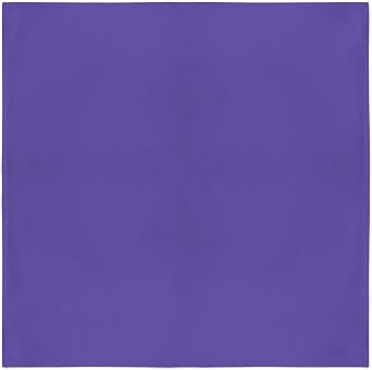 Jordefano 25 Pack Unisex Solid 100% Polyester Plain Bandanas - Bulk Wholesale