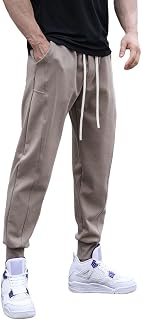 rtdgcv Men's Cargo Stretch Plain Long Trousers for Men, Tether Trousers, Sports Street Leisure Trousers, Loungewear Men
