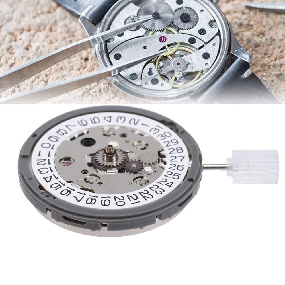 VENOAL Movimiento de Reloj NH34 NH34A Calendario de 3 DíGitos Movimiento AutomáTico GMT Movimiento de Alta PrecisióN Accesorios de Reloj