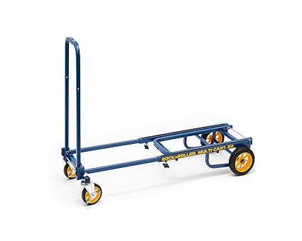 Rock-N-Roller R2RT-BL (Micro) 8-in-1 Folding Multi-Cart/Hand Truck/Dolly/Platform Cart/26