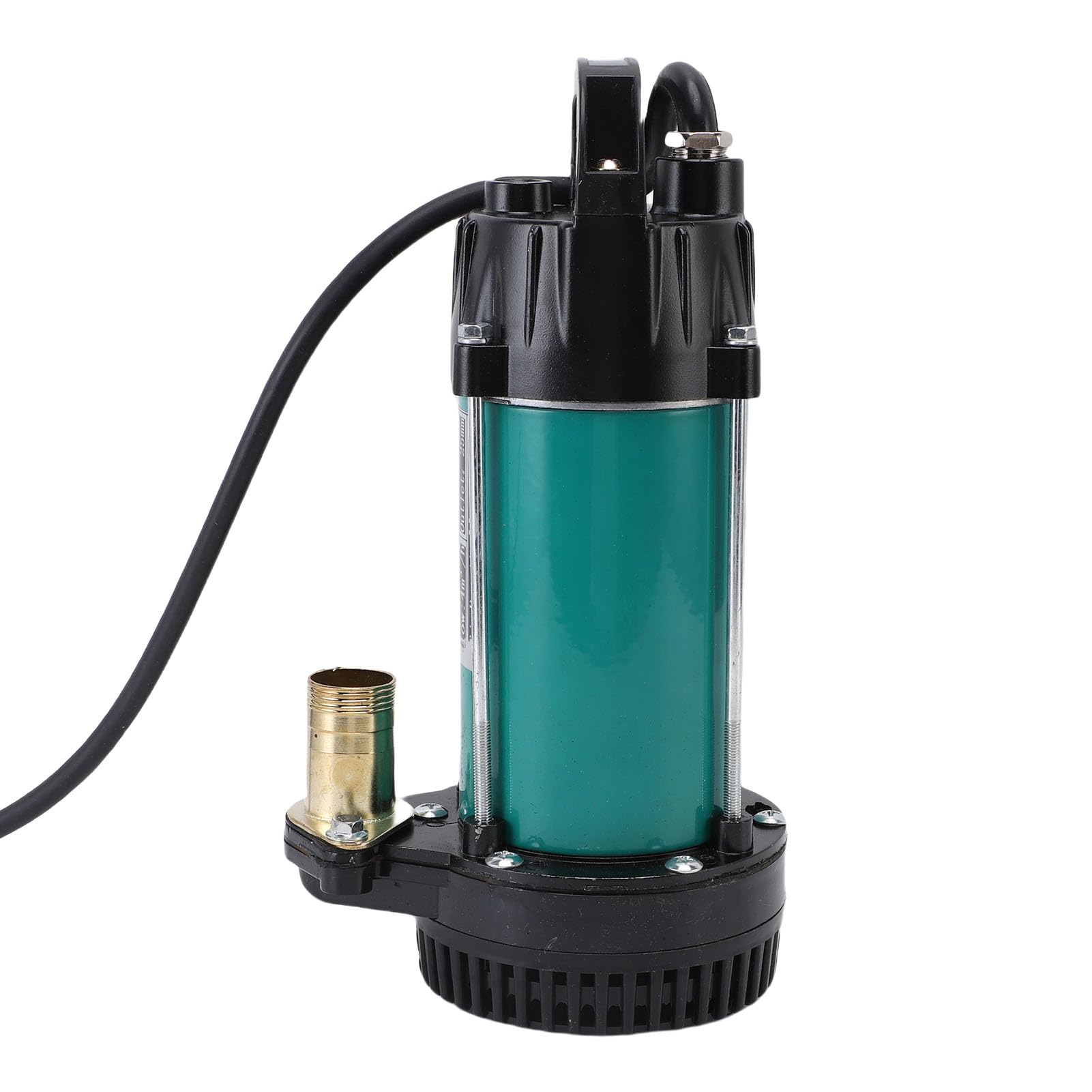 Annadue Bomba Sumergible 300W, Elevación 22m, Caudal 4m³/h, Acero (DC12V)