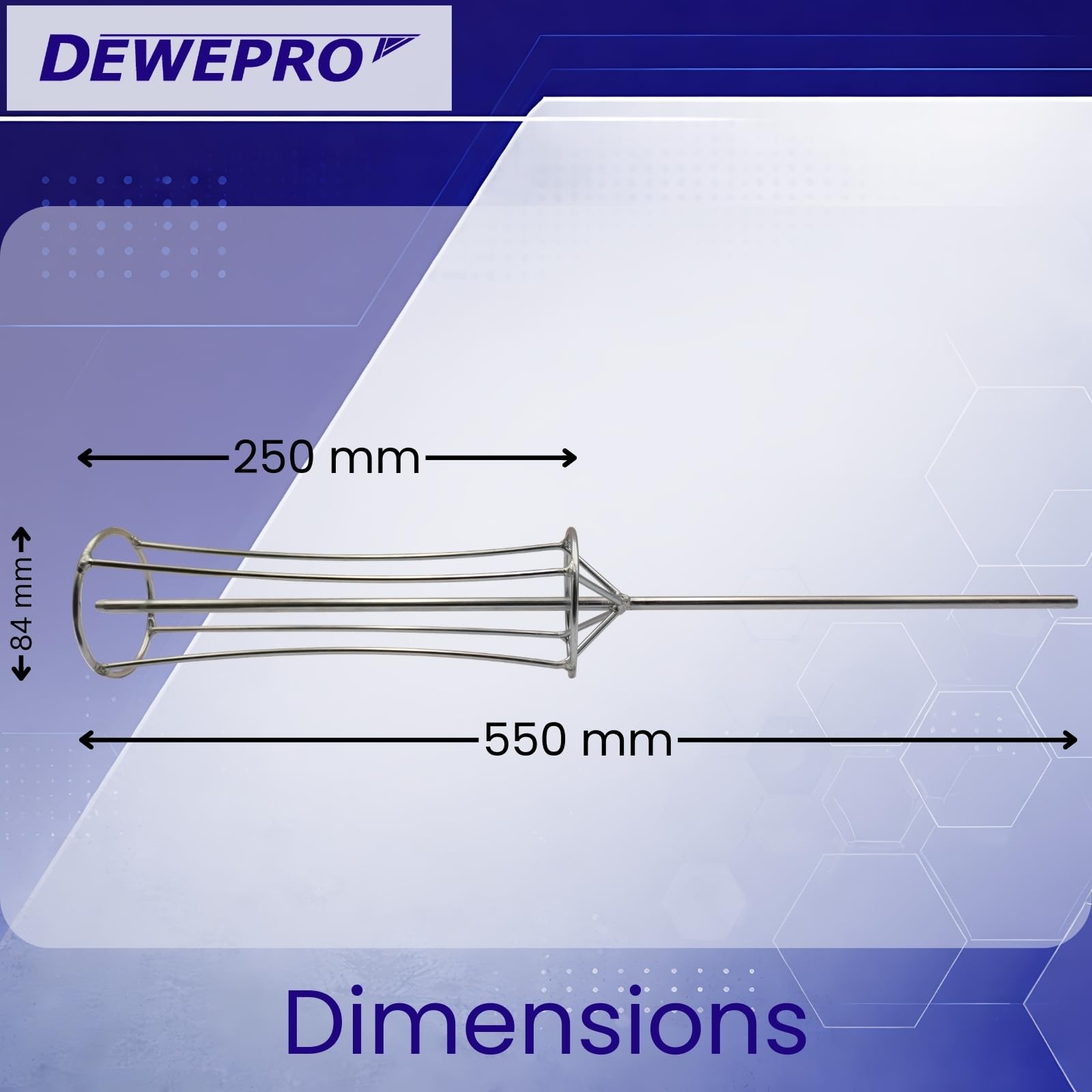 DEWEPRO Dispositif de nettoyage pour rouleau de peinture - Embout pour perceuses/visseuses sans fil pour un nettoyage facile des rouleaux de peinture