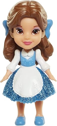 Disney Princess Mi primer mini vestido azul para niños pequeños Belle muñeca posable