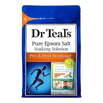 Dr Teal's バスソルト 4種セット Amazon | Dr Teal's(ティールズ) エプソムソルト レモングラス