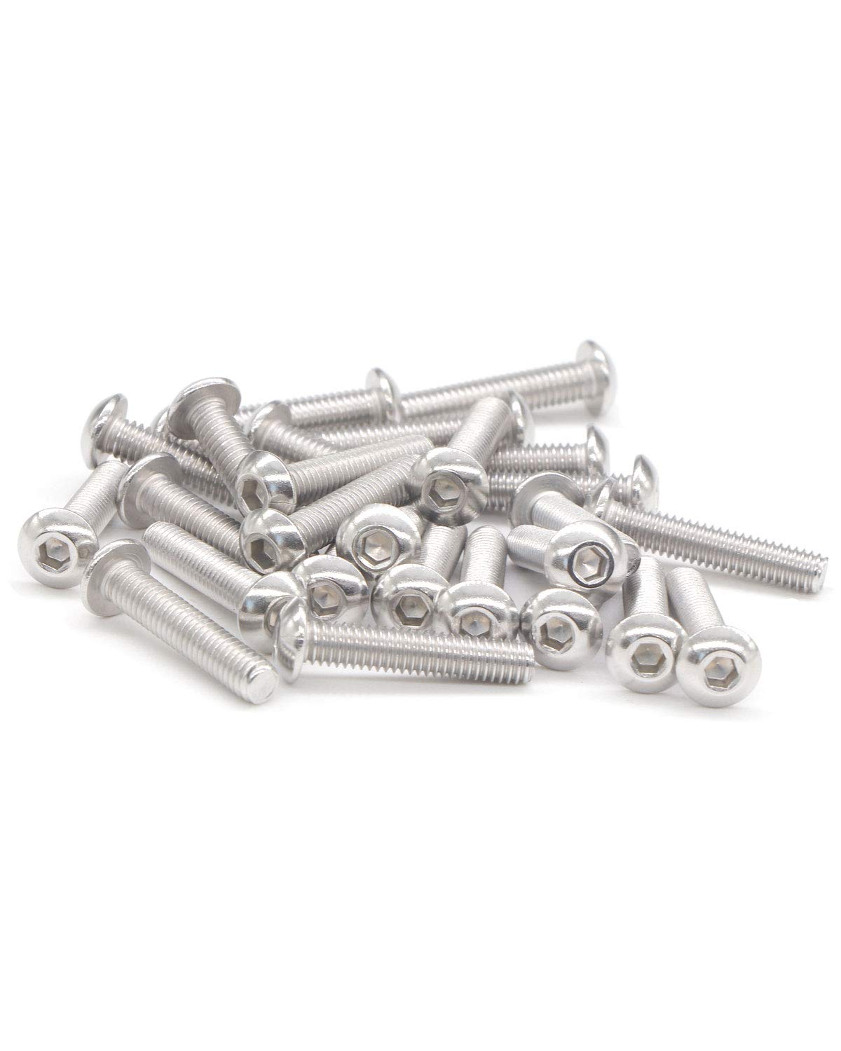 Eisenwaren2000 Tornillos De Cabeza Alomada M4 X 8 Mm Con Hexágono