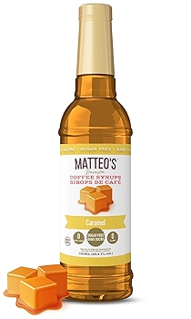 Matteo's Barista Style Sugar-Free Caramel Coffee Syrup