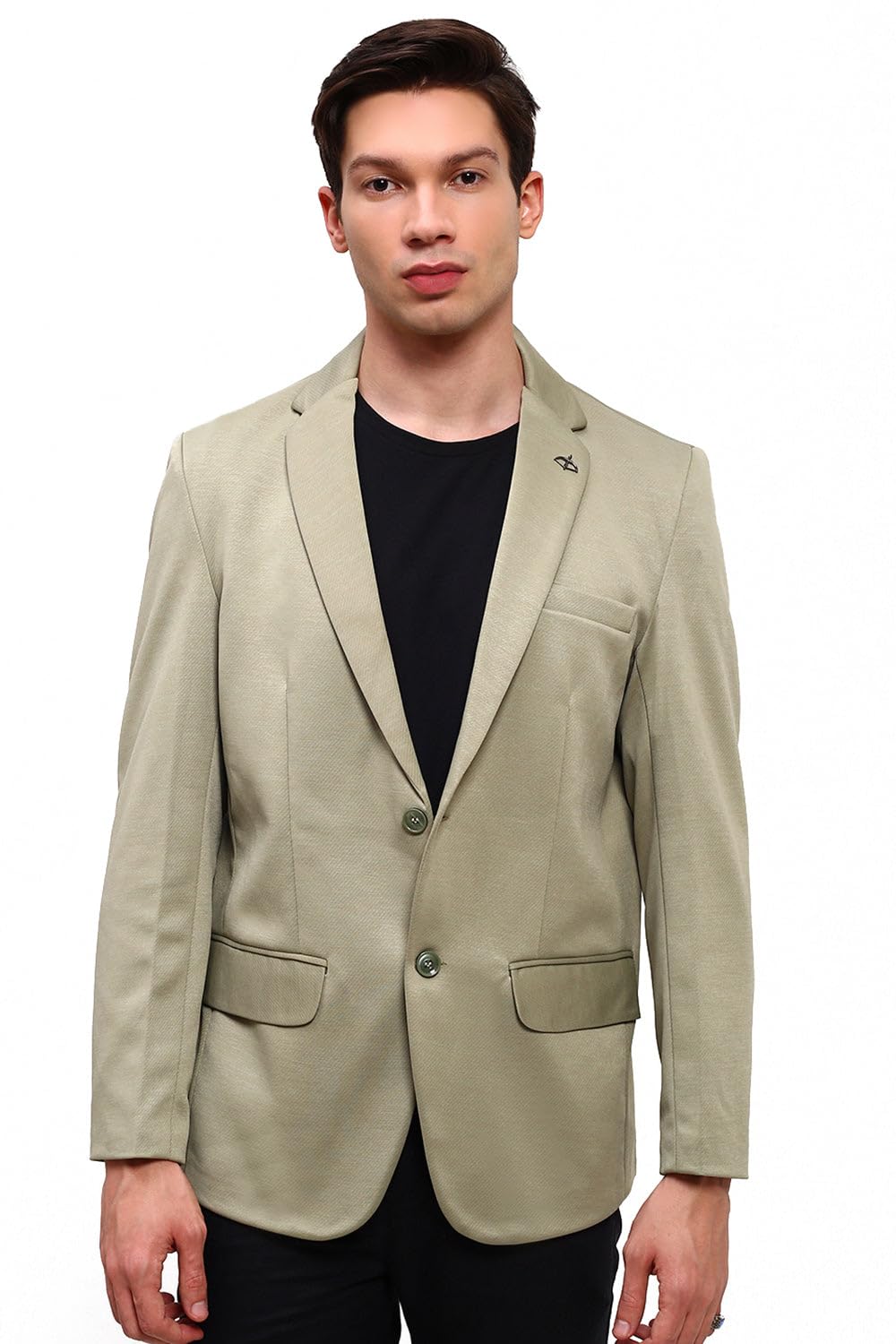 showoffff Men's Single Breasted Slim Casual Blazer-picture-31