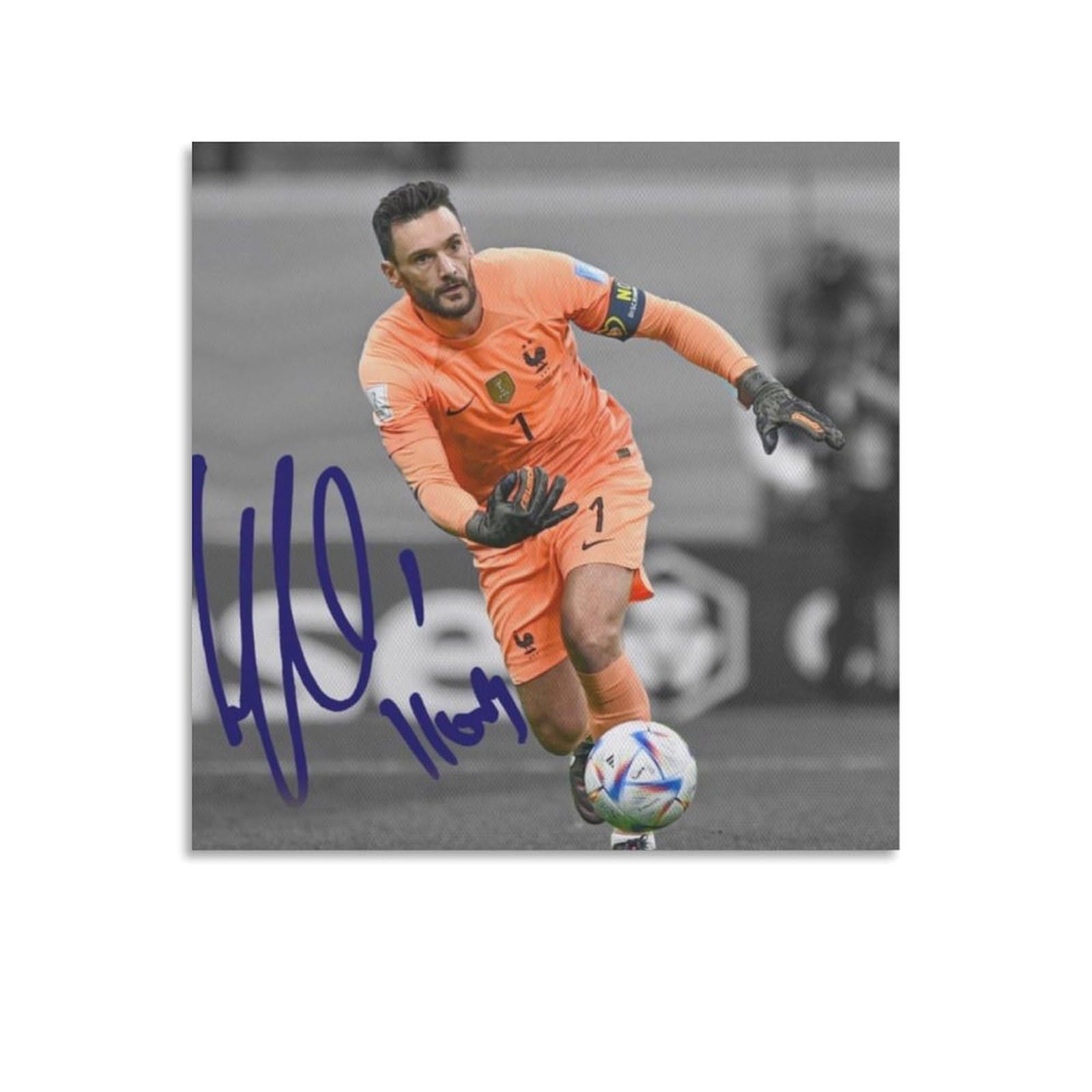 FCOIN Hugo Lloris Canvas Poster Canvas Wall Art Poster Decorative Modern Home Print Picture Artworks Posters 16x16inch(40x40cm)