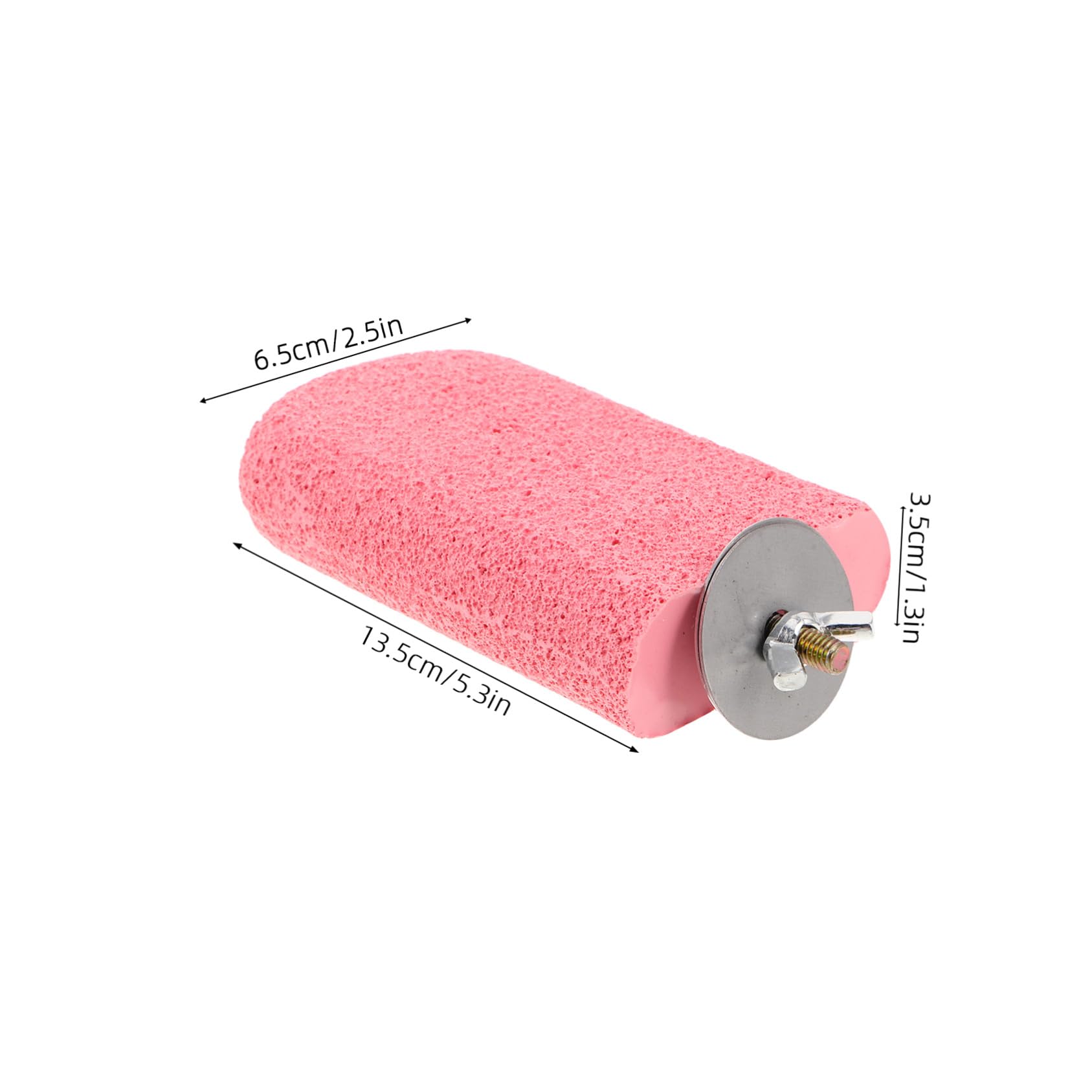 3 Pezzi Posatoio per pappagalli colorato con superficie antiscivolo per gabbia, accessori per pappagalli e parrocchetti per cura delle unghie, allenamento e arrampicata