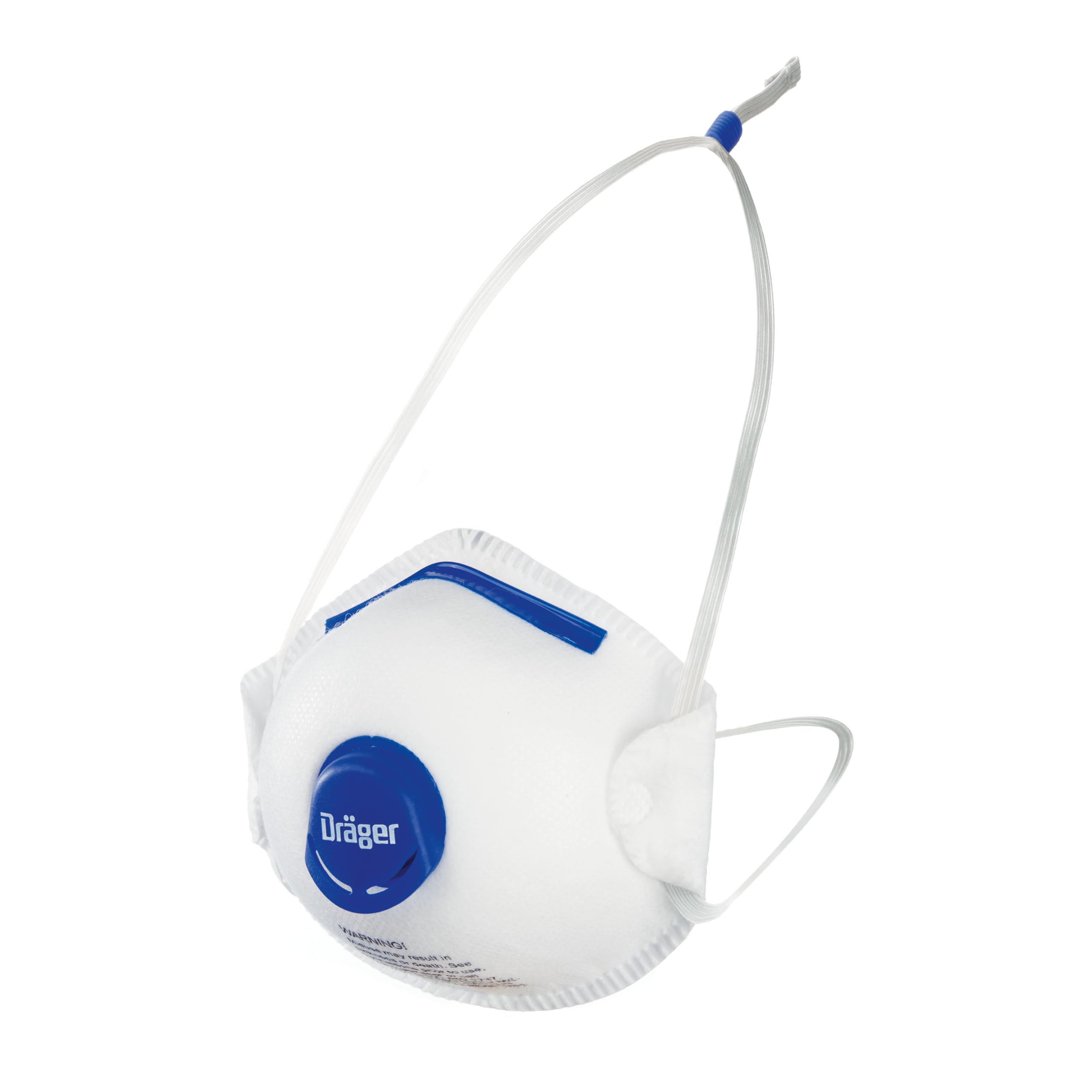 Dräger X-plore 1350 V Particulate Respirator with Exhalation Valve, 10 Pack, NIOSH-Certified Dust Mask