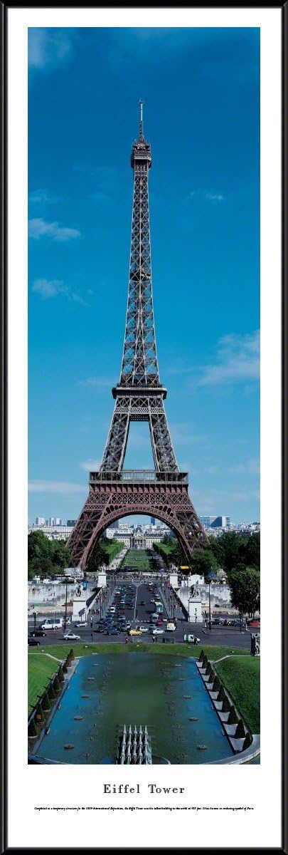 Eiffel Tower - Blakeway Panoramas Icon Posters with Select Frame