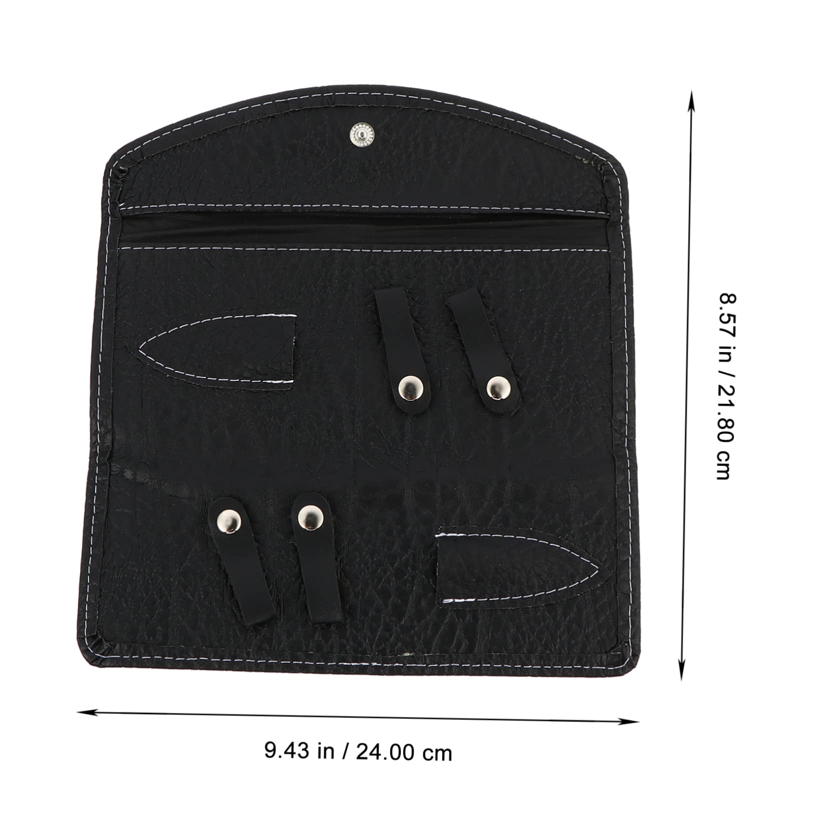 VICASKY Leather Hair Scissors Case Salon Scissor Holder Barber Shop Scissor Bag Styling Tools Storage