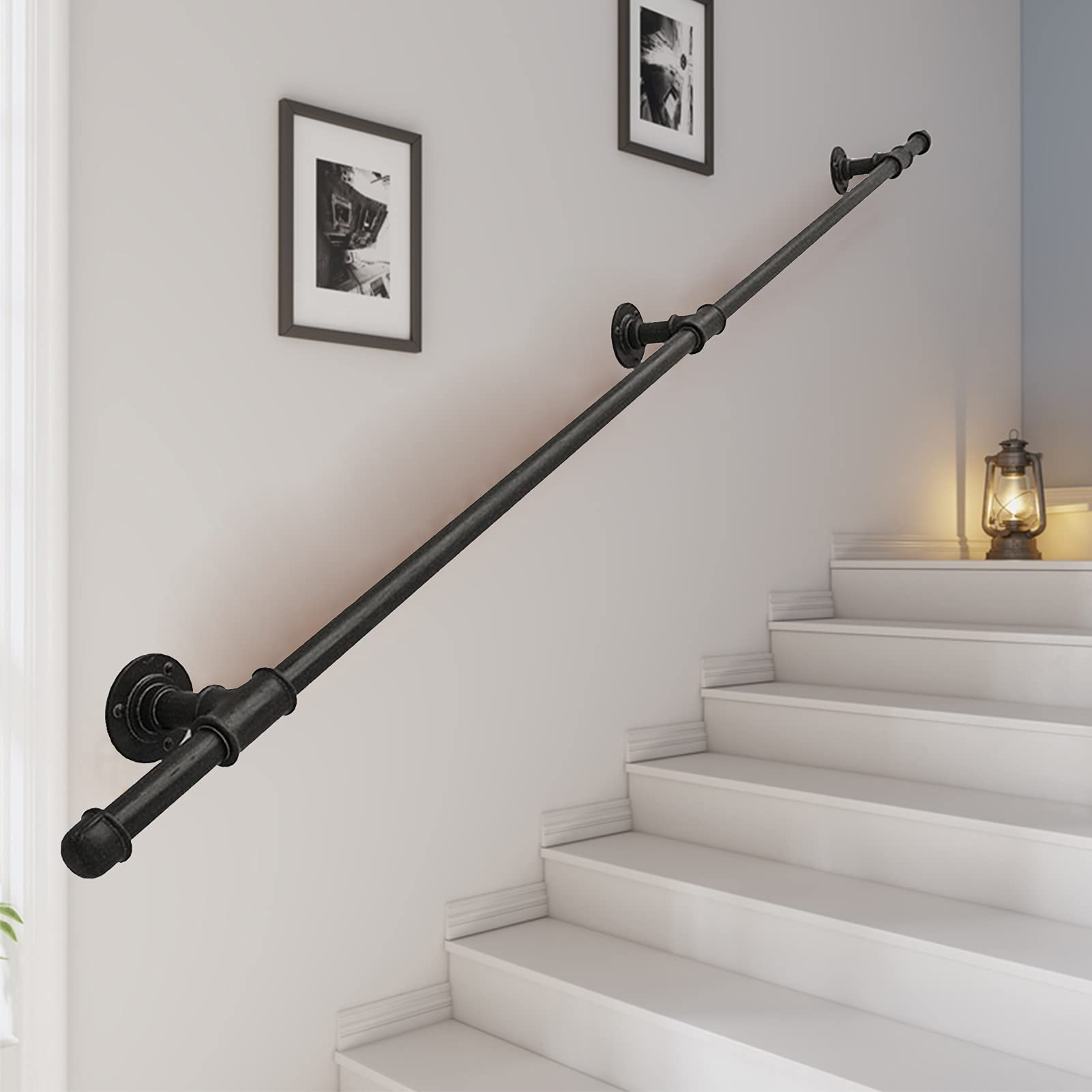 Barre d'appui sur rail 350cm : sécuriser le couloir et la salle de bain