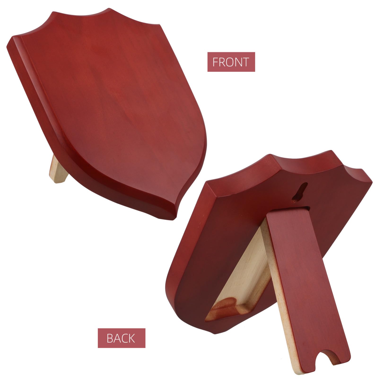 IMIKEYA Ehrenmedaille Holzornamente Türdekorationen Holzhandwerk Schild Holzschilder Holzformen Tischdekoration Aus Holz Holzschildformen Holzdesktop -origination Braun Hölzern