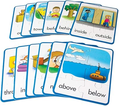 Junior Learning JL245 Preposition Puzzles, Multicolor