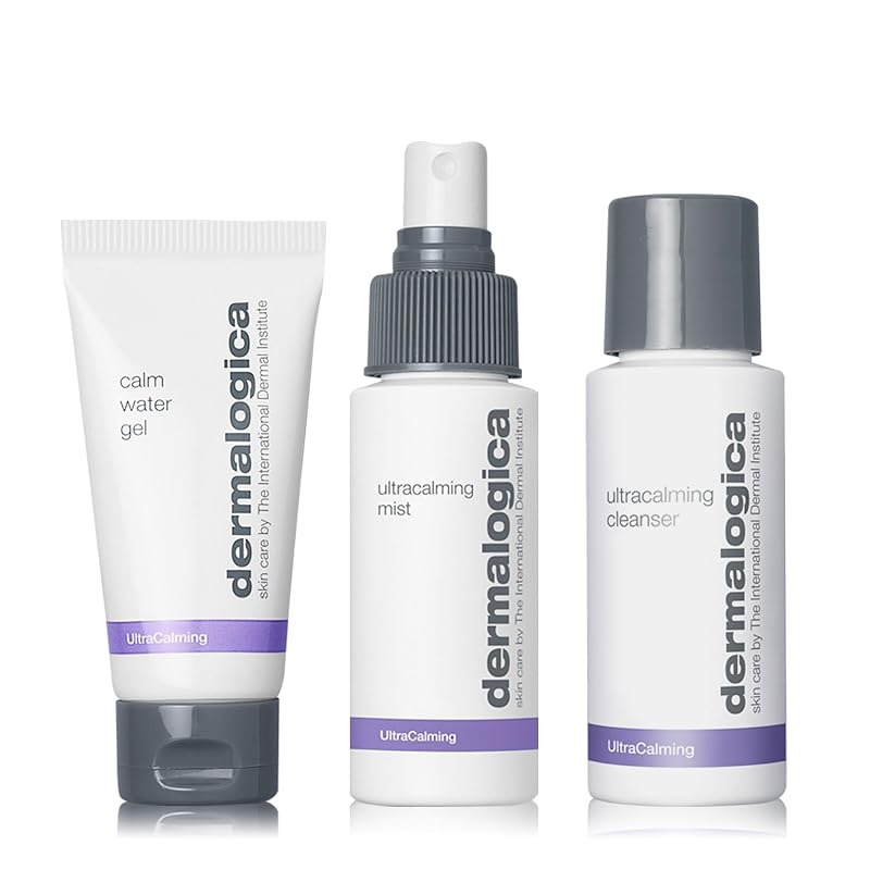 Kit de cuidados faciais Dermalogica Sensitive Skin Rescue com 3 peças