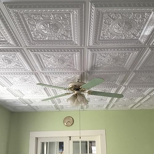 Miniatura 3 de Paquete de 50 azulejos de techo de PVC económicos de 2 x 2 pies