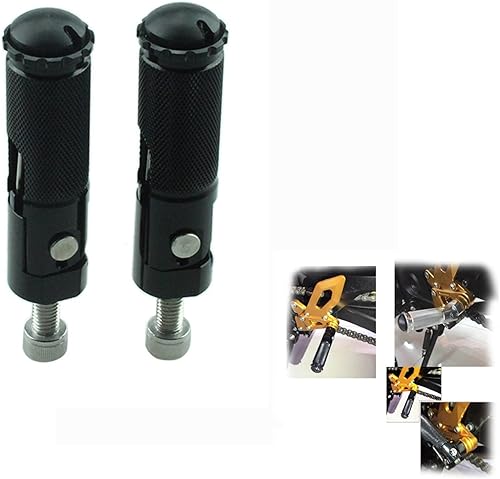 Estriberas plegables para motocicleta, estriberas, reposapiés, clavijas, pedales traseros para Yamaha YZFR15 YZFR3 YZFR25 YZF R15 R3 R25 FZ16 FZ 16