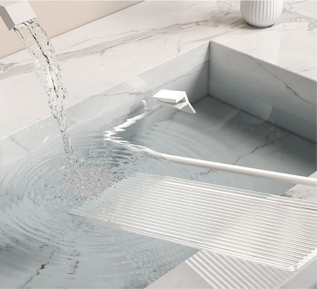 Mensola Bagno Scaffale Doccia Mensola per Doccia A Parete per, Organizer per, per La Cucina del Bagno di Casa sopra La Vasca(30 * 10 * 4cm)