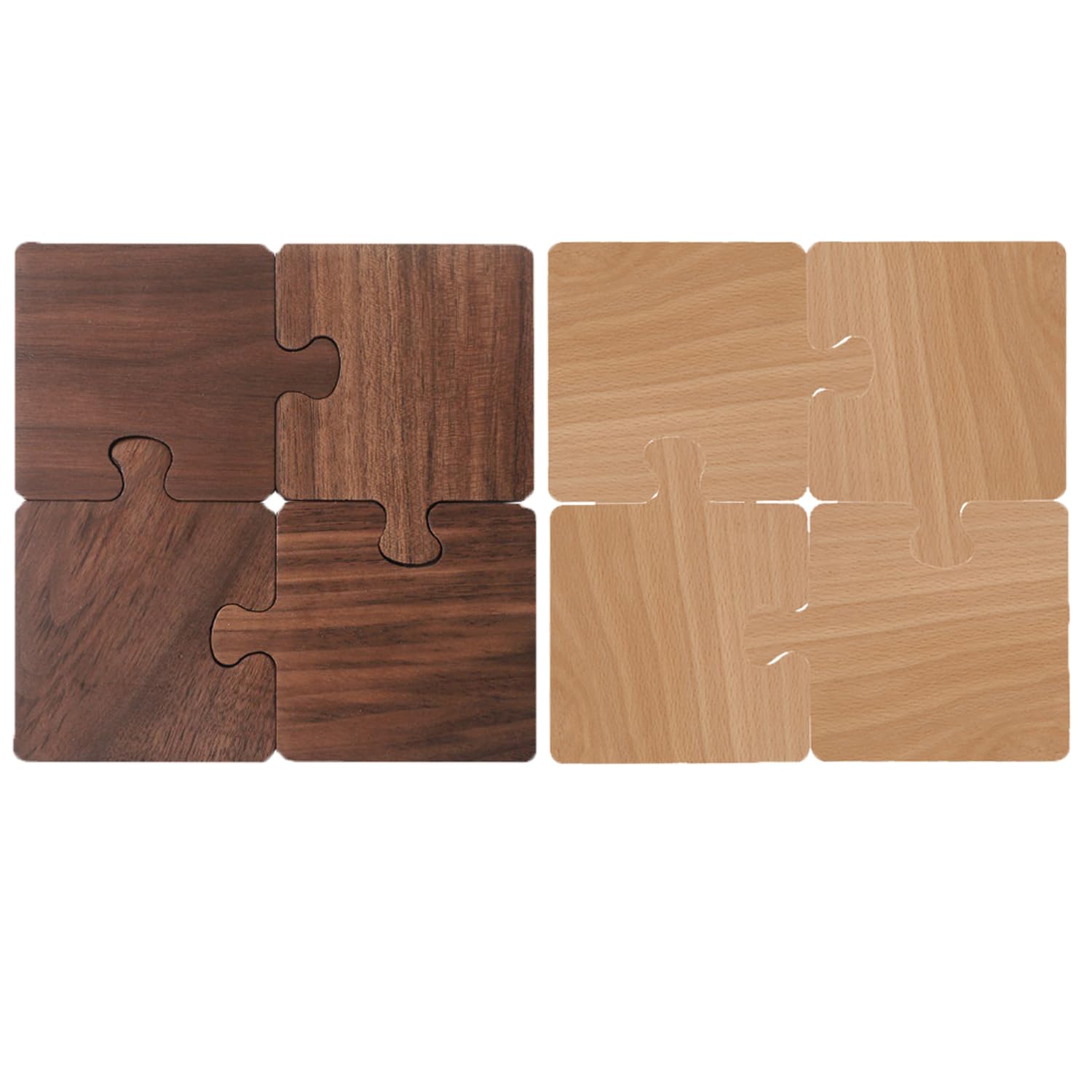 Dessous de verre puzzle en bois, le cadeau idéal pour amateurs de café