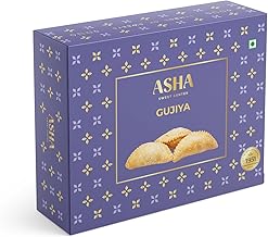 Asha Sweets 250g Dry fruits Gujiya | Karanji sweet for Holi |Holi Special Coconut Dryfruit Gujiya For Holi Gift Hamper | Fresh Indian Traditional karjikayi Mithai Sweet box