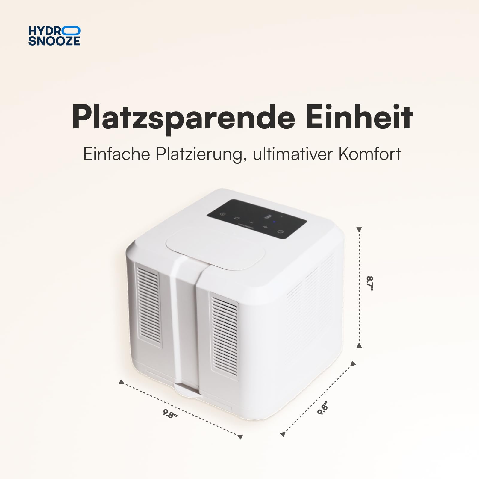 Hydro Snooze Wasser-Kühl- und Heizmatratzenauflage, Matratze Kühlung Bett-Pad für Nachtschweiß, ideal für heiße Schläfer, 15℃-55℃, Komfort für alle Jahreszeiten, 180cm x 200 cm Super King