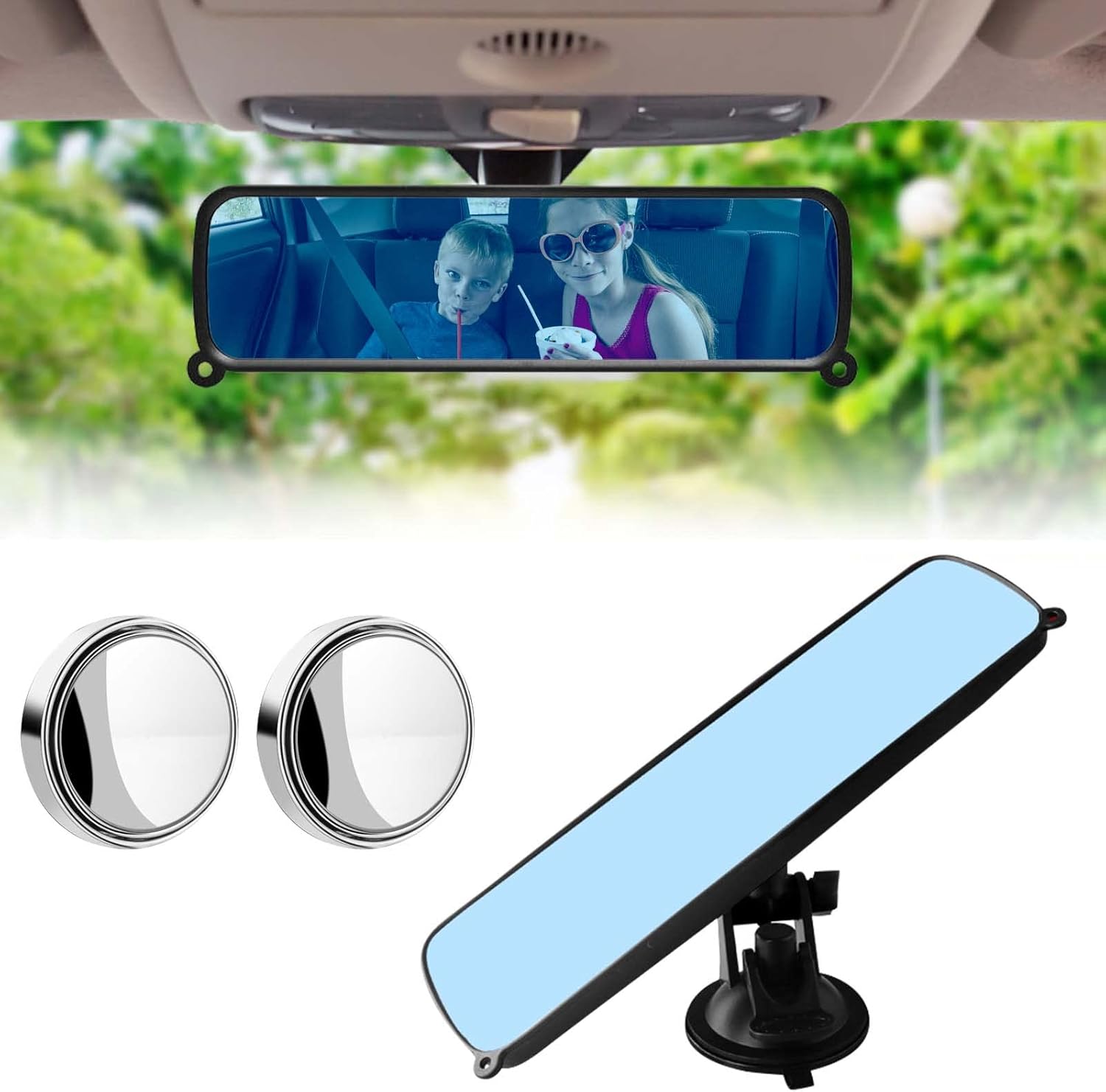 Rear View Mirror,Car Rear View Mirror for Driving Test Car Interior