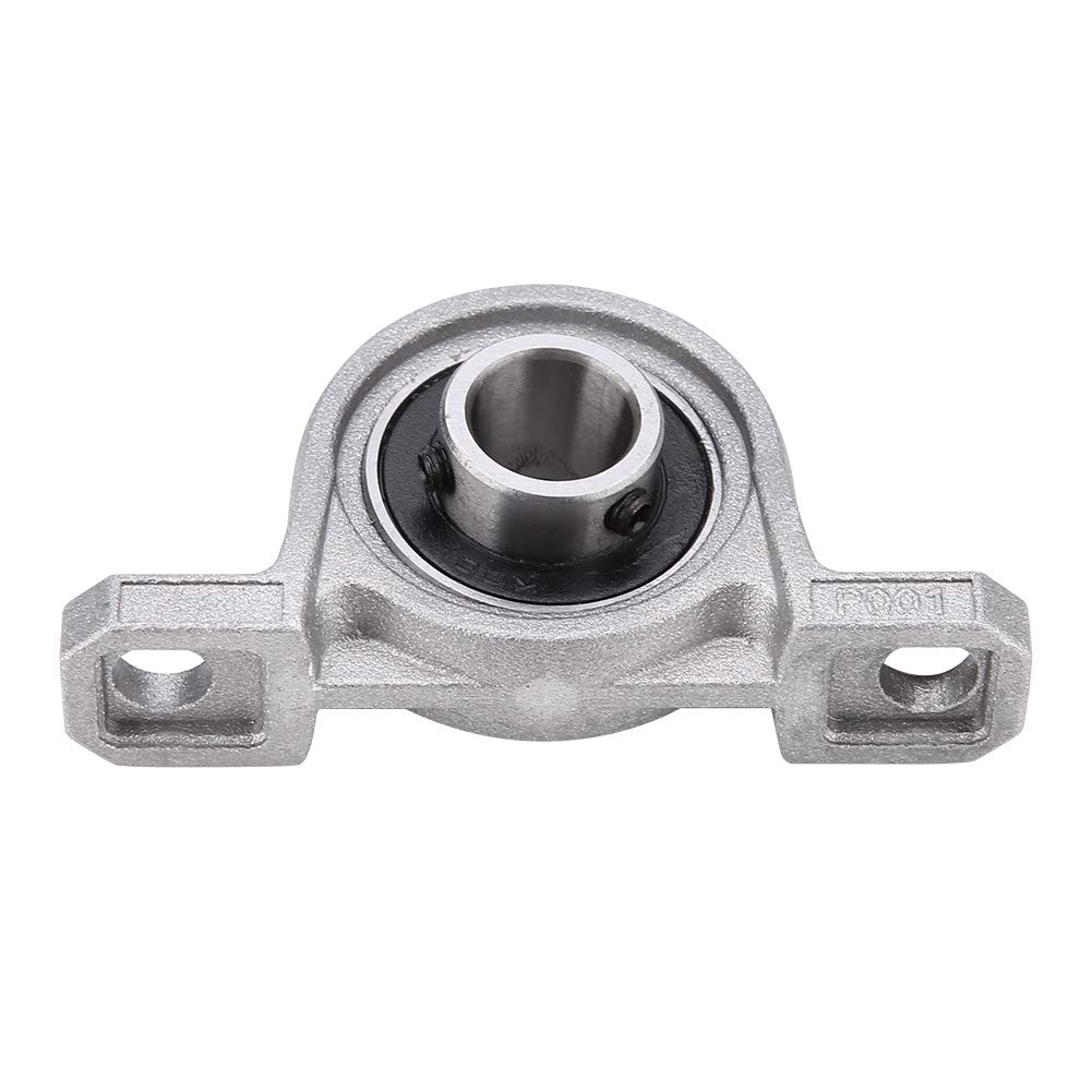 Rodamiento de Bloque de Almohada con Soporte diámetro Interior 12mm aleación Zinc KP001 autoajustable Brida Central