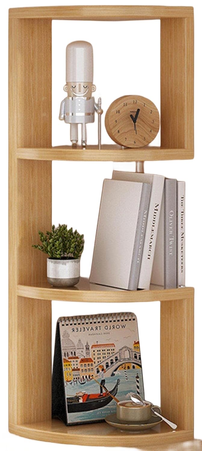 Amazon｜コーナーラック 木製 コーナーシェルフ 三角 ラック おしゃれ