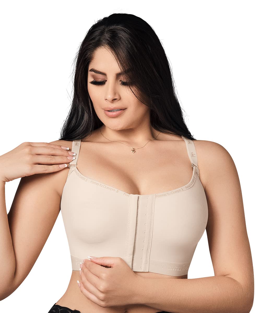 Forma Tu Cuerpo Post Op Bra Front Closure Compression Bras for Women Post Surgery Augmentation & Reduction Recovery product thumbnail 2