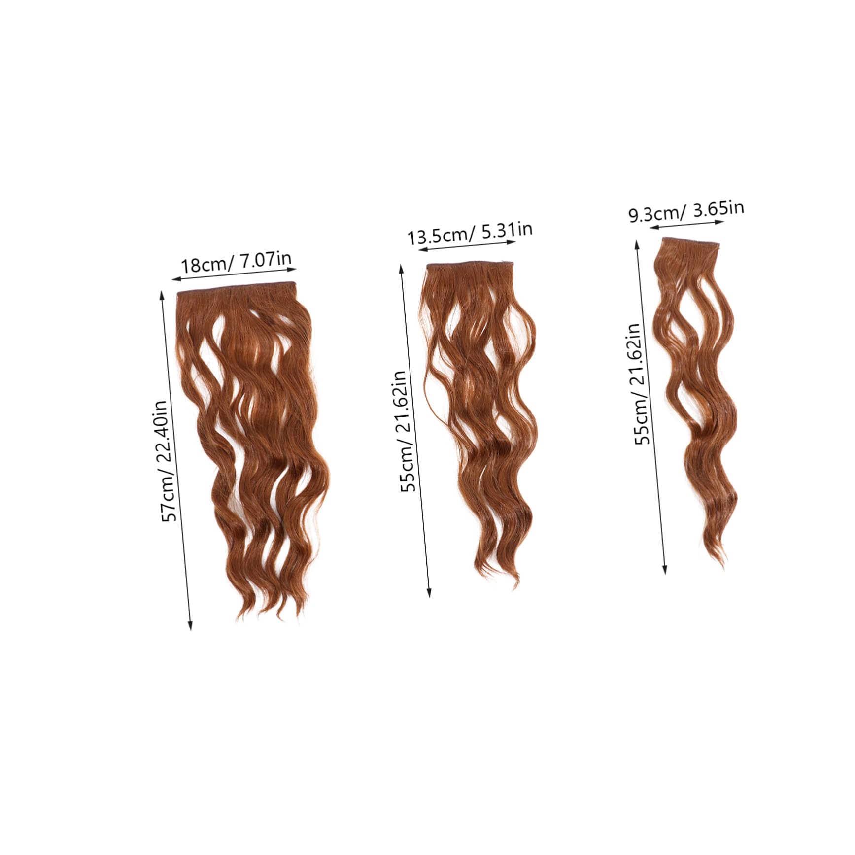 BESTYASH Extension Clip in Chioma Ricci in Seta ad Alta Temperatura 4 Pezzi per Donne, Facile da Applicare e Si Fonde Naturalmente i Chioma Propri