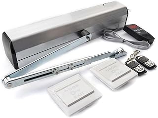 Automatic Gate Opener Electric Swing Door Opener, Residential and Commercial Automatic Door Opener Operator Easy to Install and Universal Single Swing Gate Operator