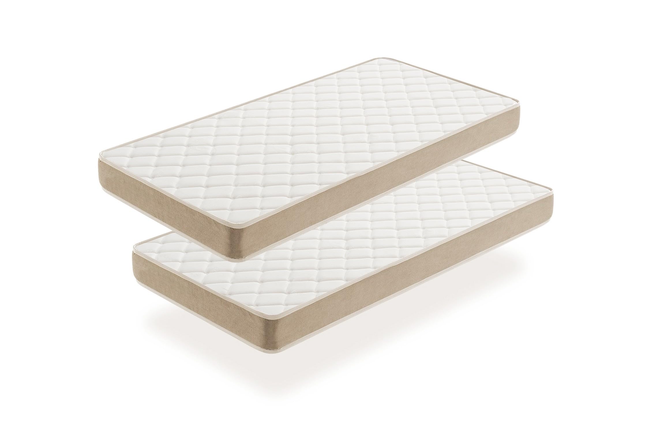 Moonia DuoSystem Matelas avec Rembourrage Viscosoft, fermeté Moyenne/Haute durabilité, 70 x 200 cm