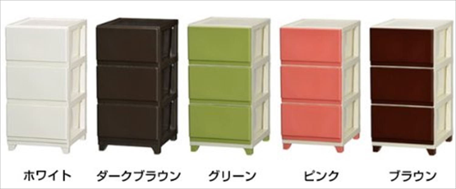Amazon｜JEJアステージ(JEJ Astage) 収納ケース デコニー チェスト 3段