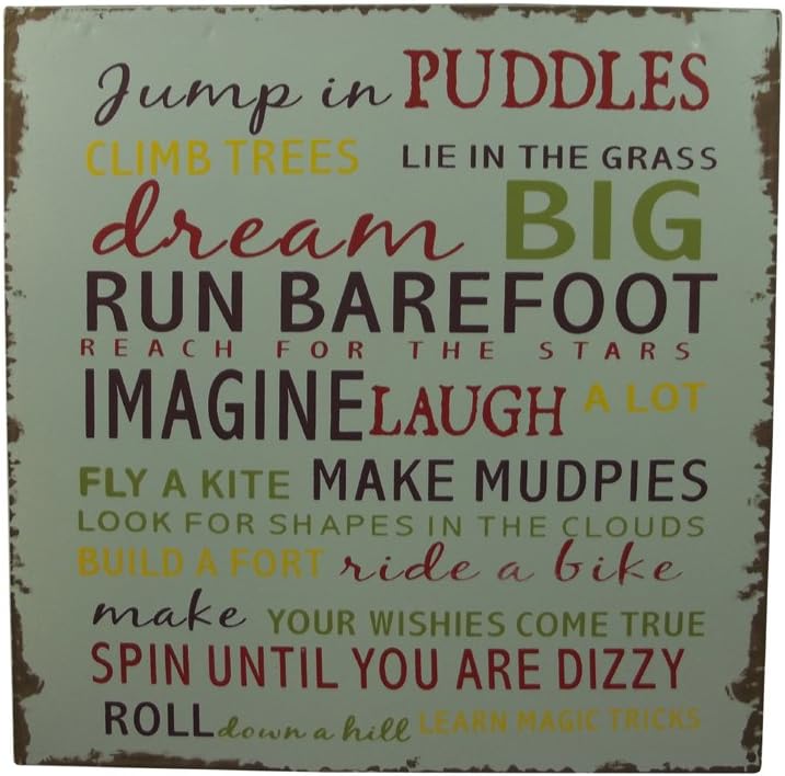 Heaven Sends All About Play Retro Metal Sign