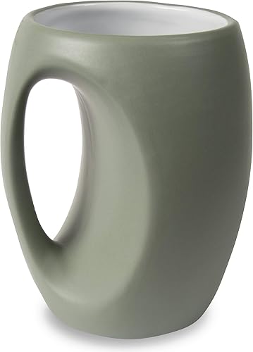 Miniatura 3 de Pavilion - Good Morning Handsome - Taza de calentamiento de manos verde abrazable de 16 onzas