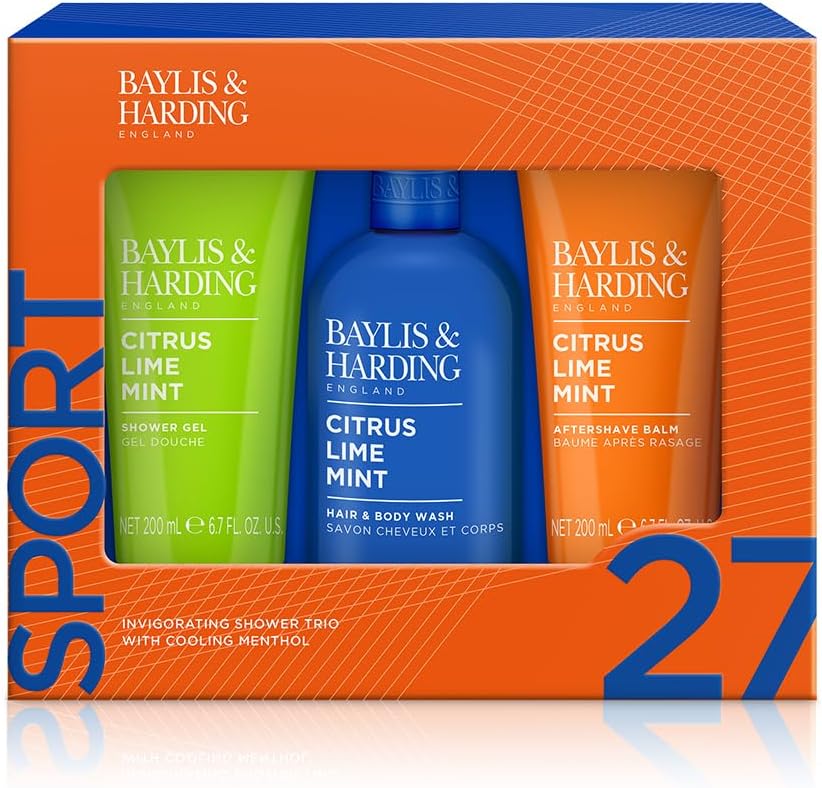 Baylis & Harding Citrus, Lime & Mint Men's Car Tin Gift Set | Bargain Buys For Busy Mums