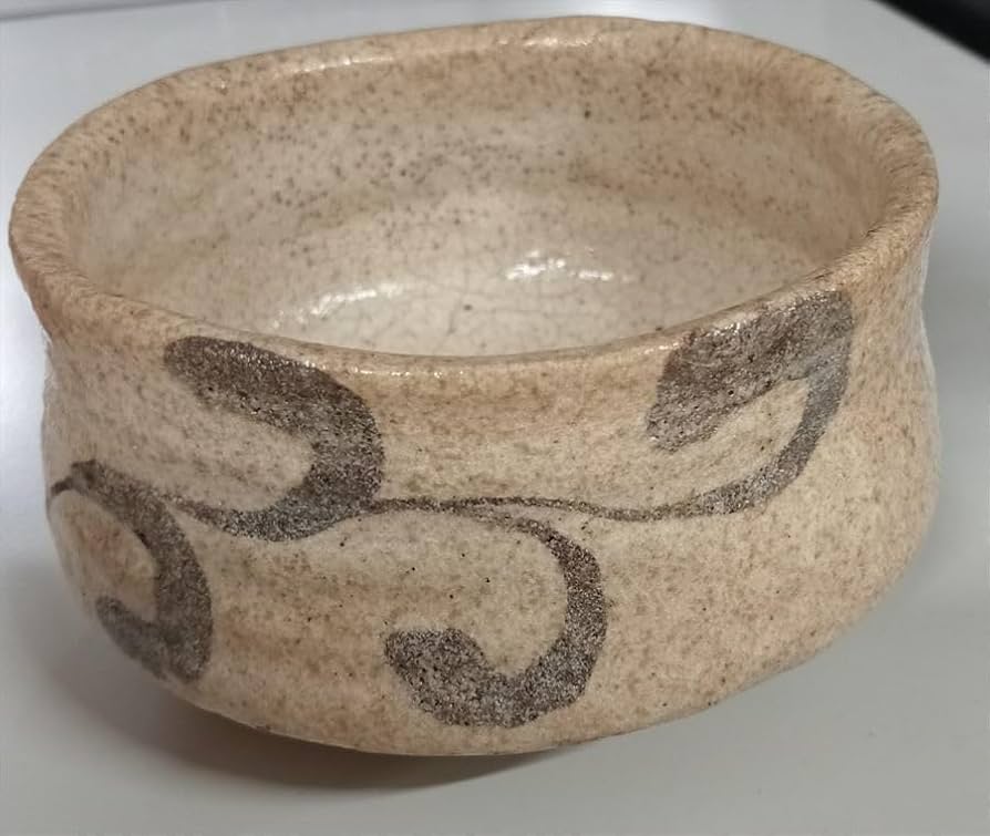 Amazon.co.jp: 御茶道具 江戸時代 志野焼 美濃焼 古志野 鼠志野 茶碗