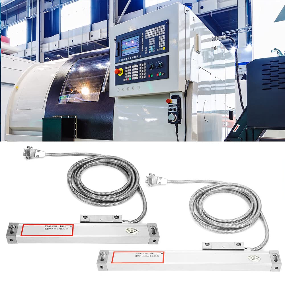 Básculas Lineales DRO, de 0-100 Mm 0-200 Mm para Lectura JCS900-2AE/JCS900-3AE, Aleación de Aluminio, Alta Precisión, Fácil de Instalar