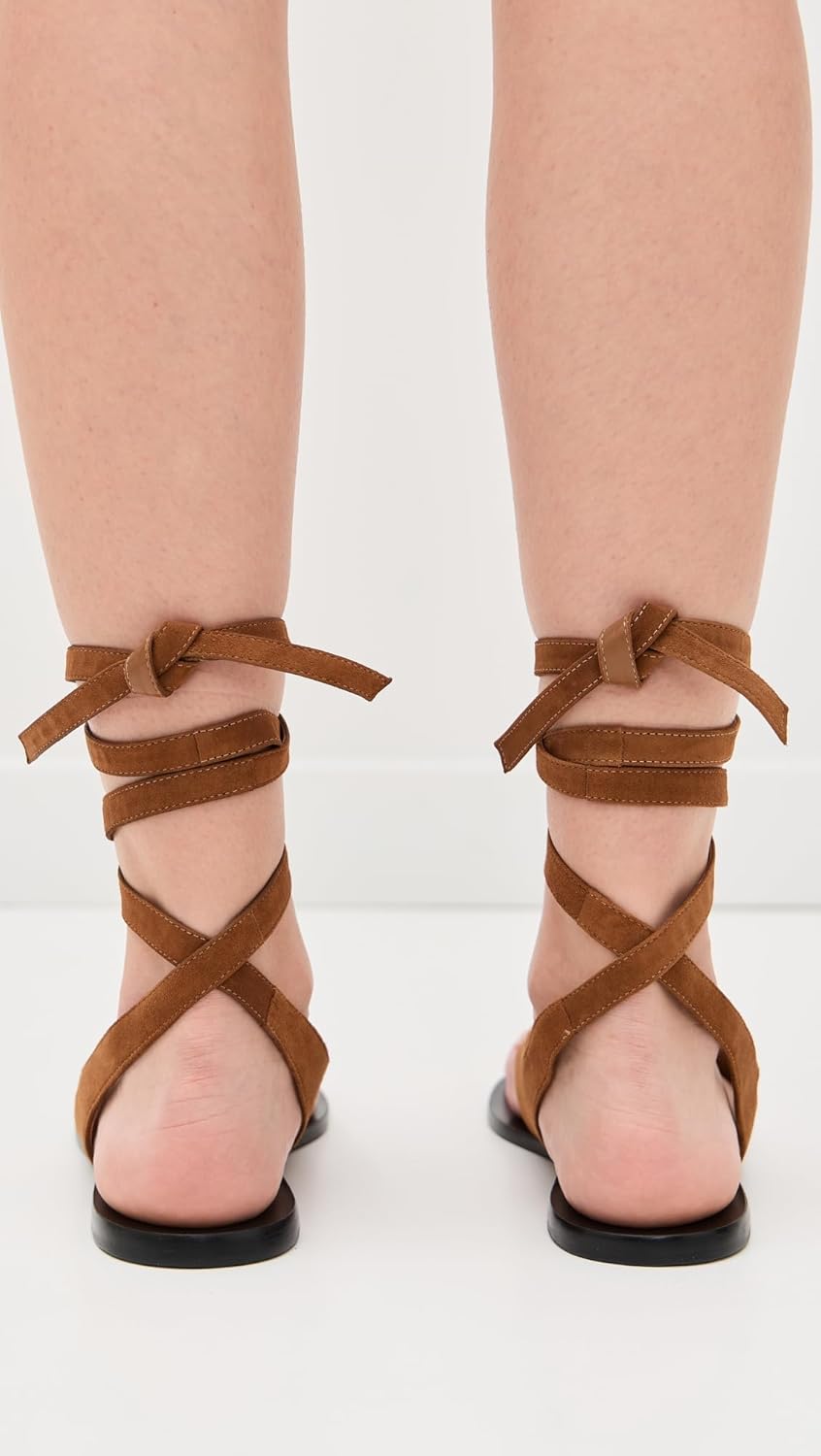 Black Suede Studio Women's Tres Sandals - Image 3