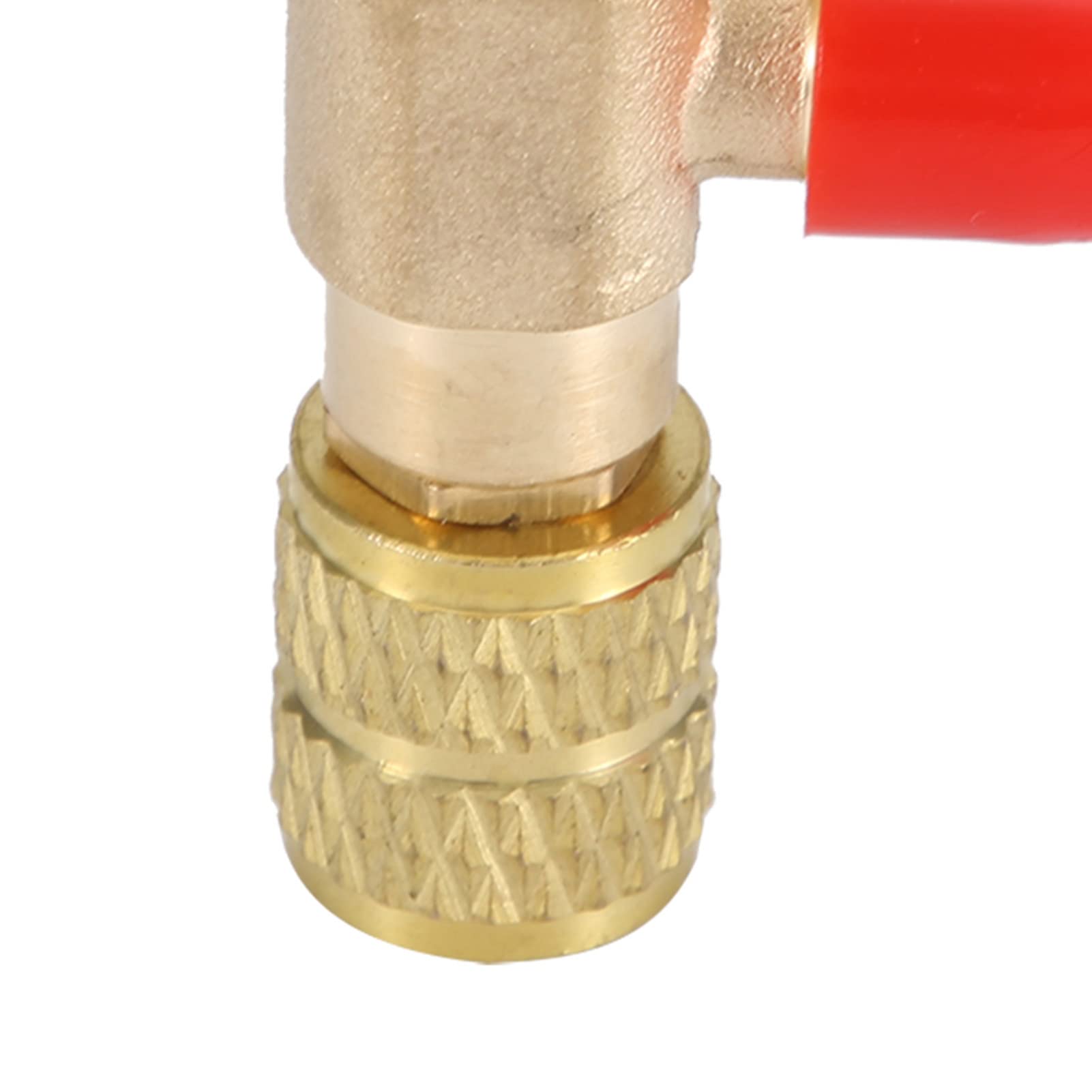 2 pz Pompa Vuoto per condizionatori R410A R22 Aria Condizionata Refrigerante 1/4 Adattatore di Sicurezza Valvola di Carica del Refrigerante,Valvola di Controllo del Refrigerante,
